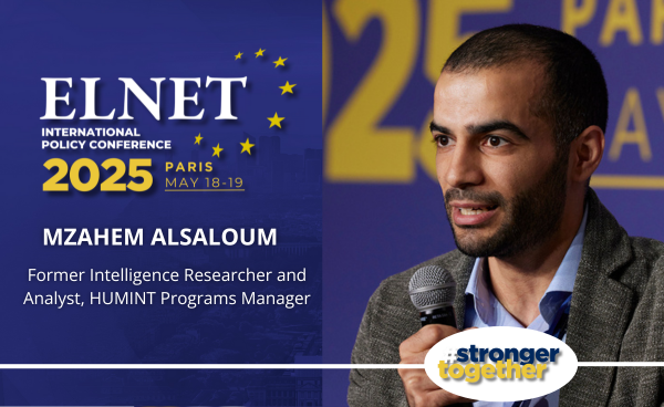 Mzahem Alsaloum &mdash; Former Intelligence Researcher and Analyst, HUMINT Programs Manager